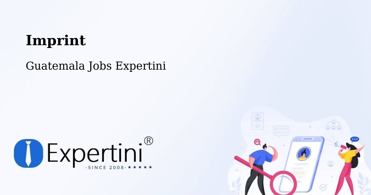 Imprint – Zunil - Guatemala Jobs Expertini